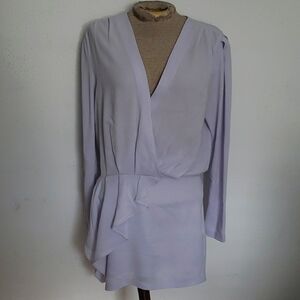 IRO SS18 100%SILK LAIAC WRAPPED MOCK MINI DRESS 36 S
